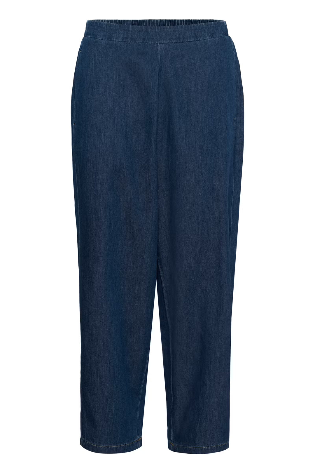 Culture Arpa Pull on trousers In Dark Blue wash