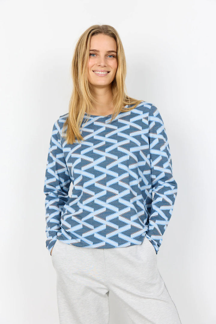 Soya Concept Galina Top In Navy