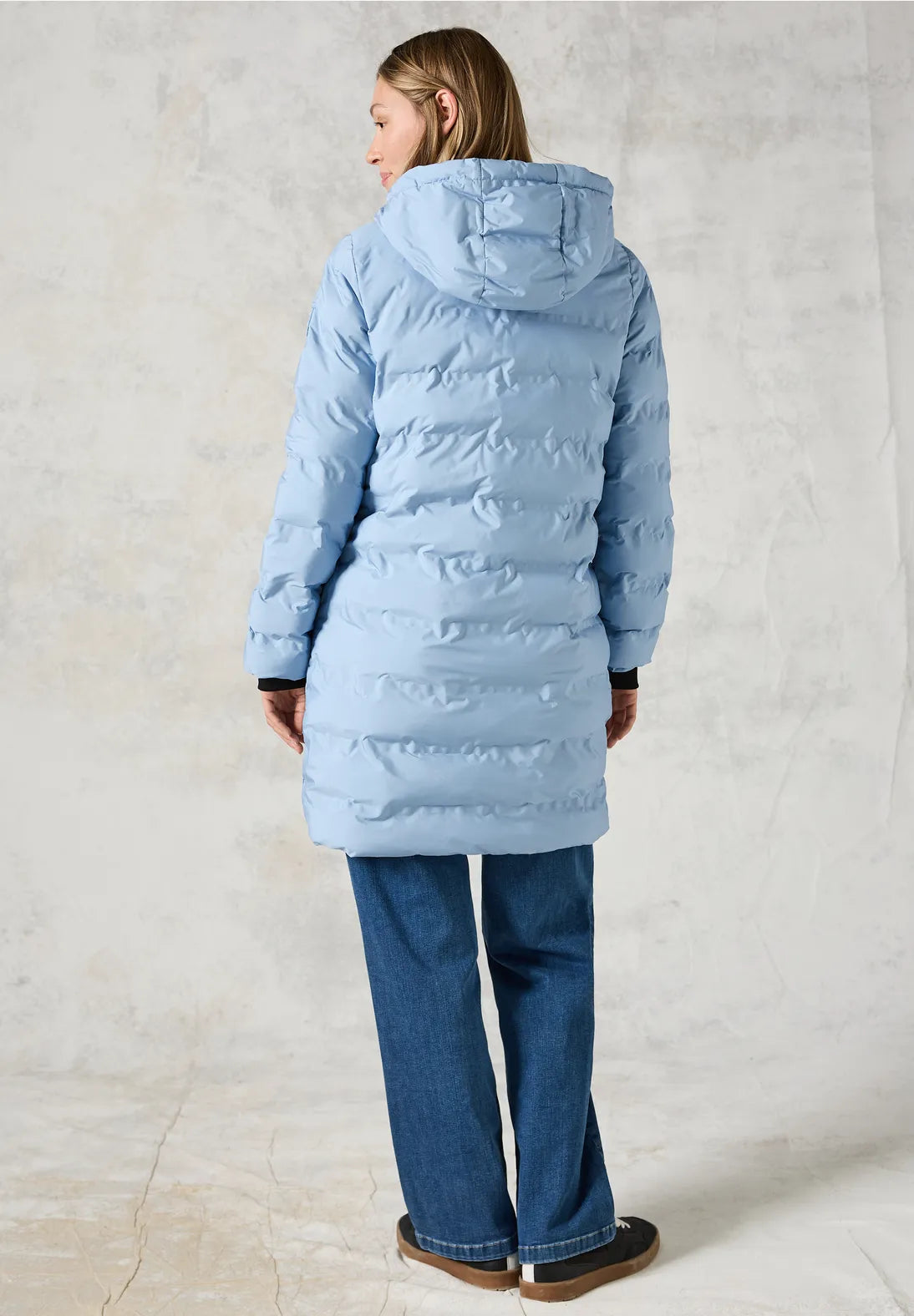 Cecil Welded Coat In Crystal Blue