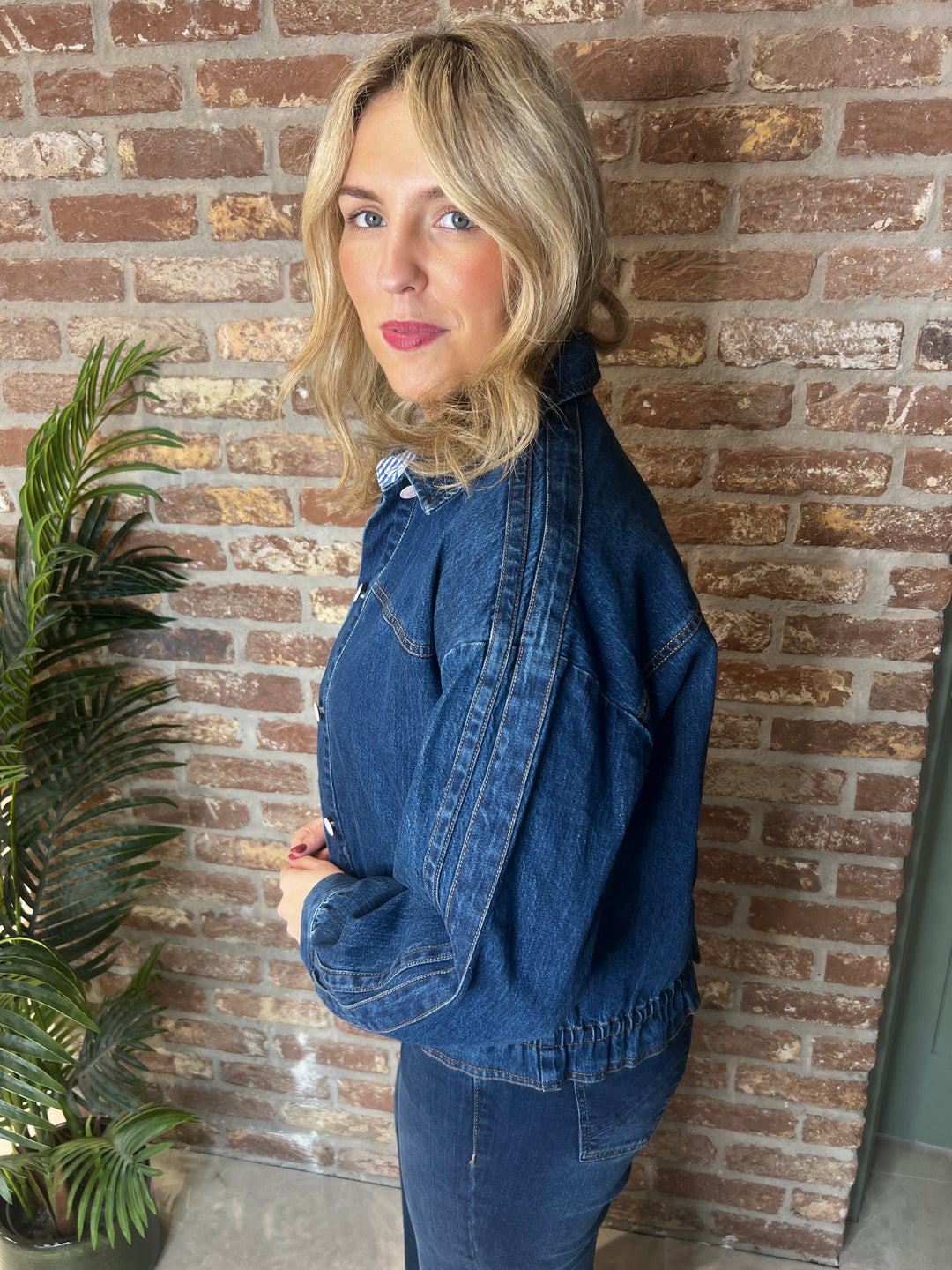 Nümph Nuaddison Denim Jacket In Medium Blue
