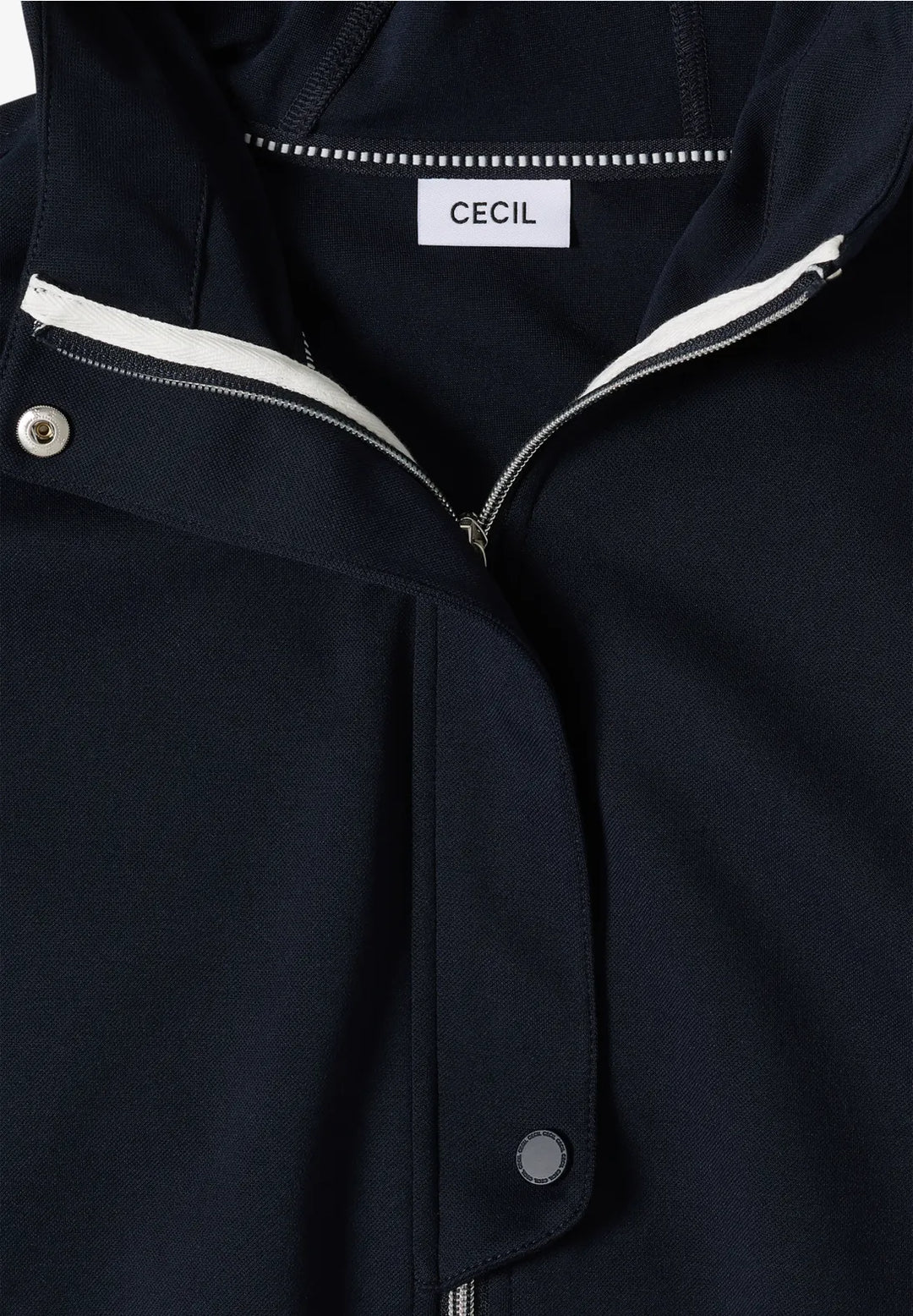Cecil Pique Jacket In Universal Blue