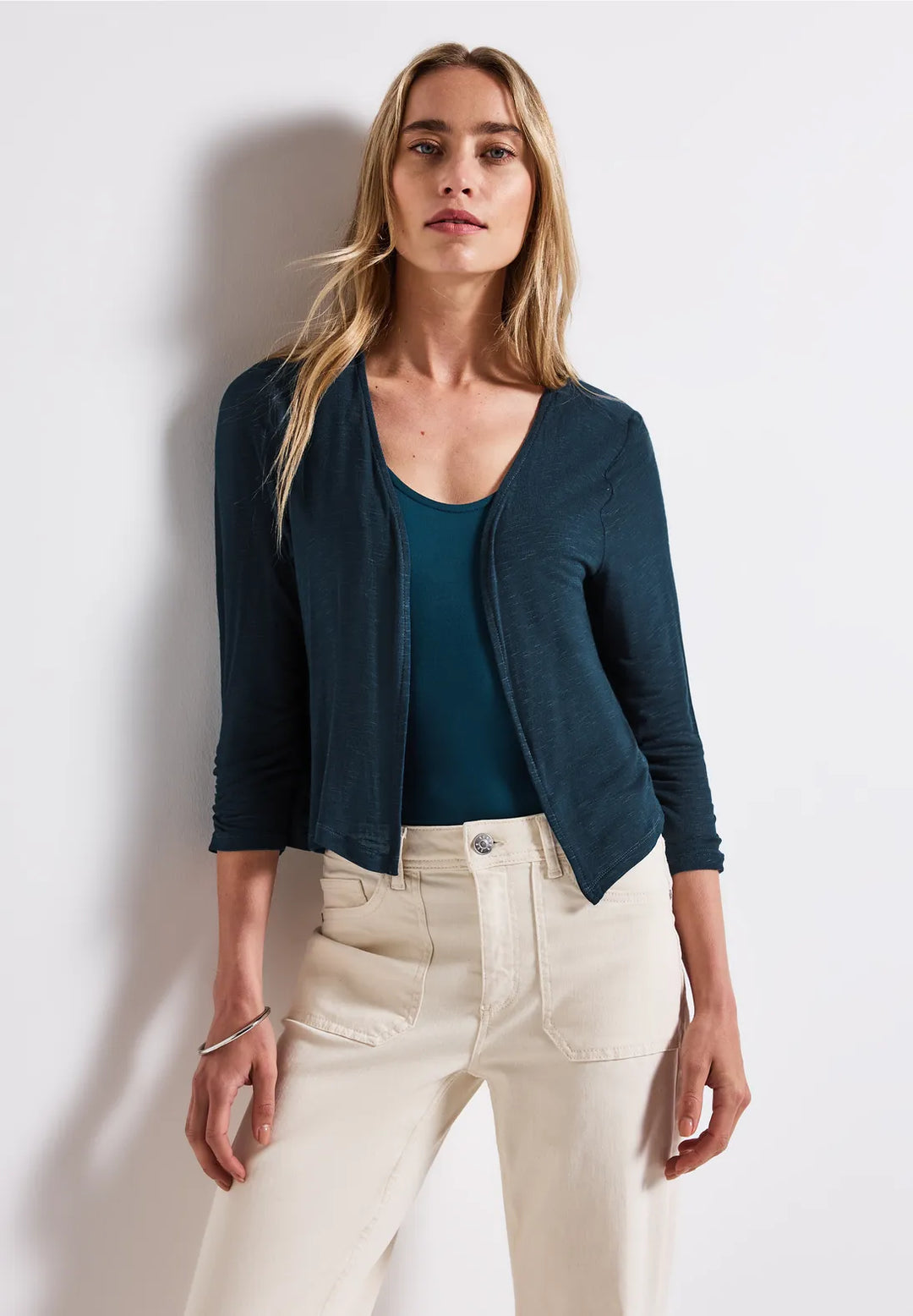 Street One Over Jacket In Tide Blue