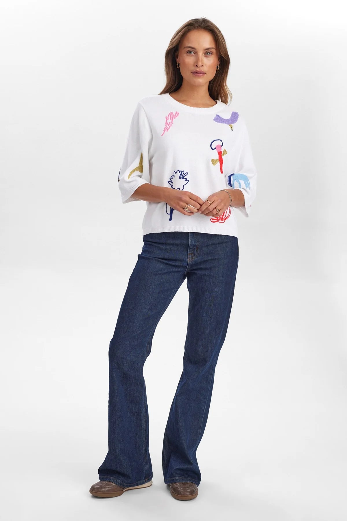 Nümph Nudeborah pullover In Bright White