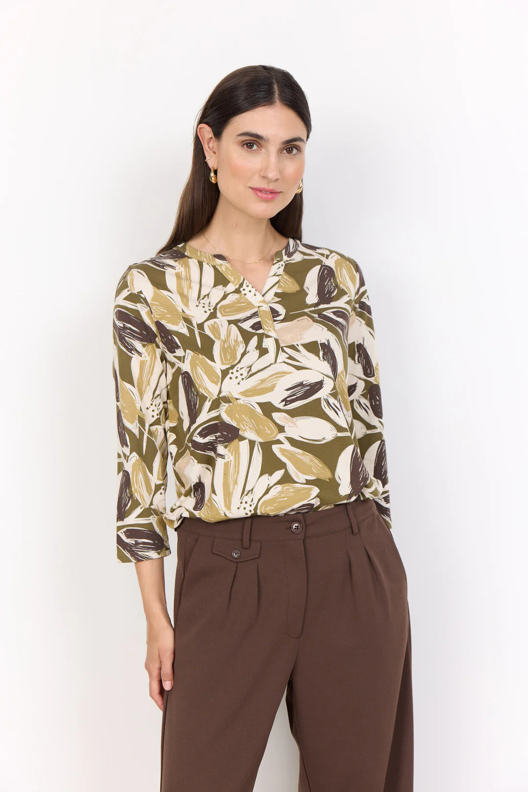 Soya Concept Felicity Top In Olive