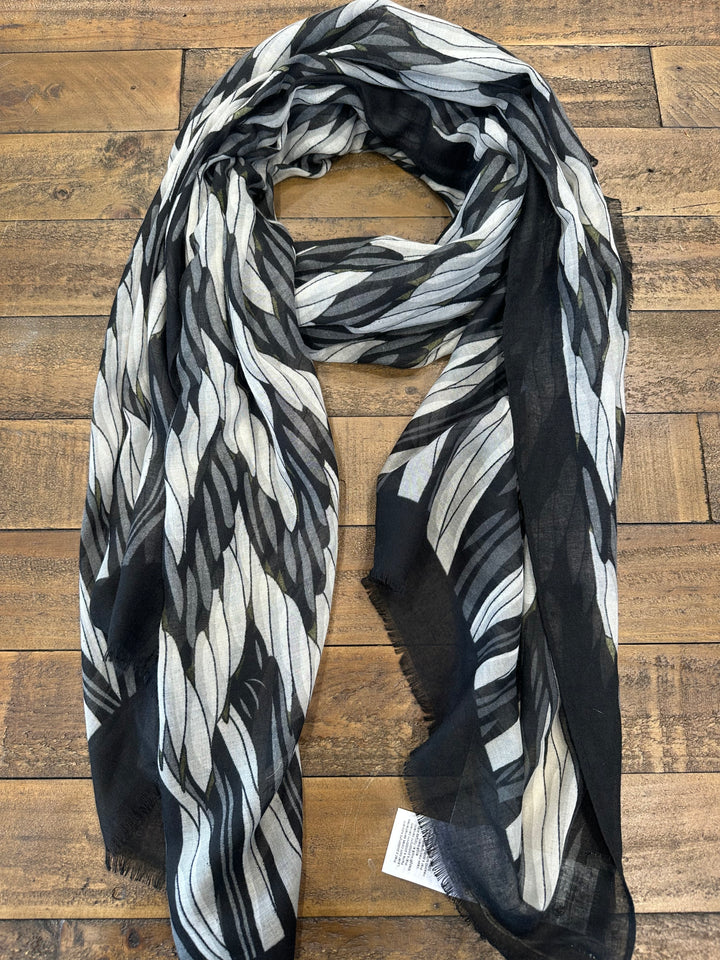 Soya Concept Idamarie Scarf In Black Multi