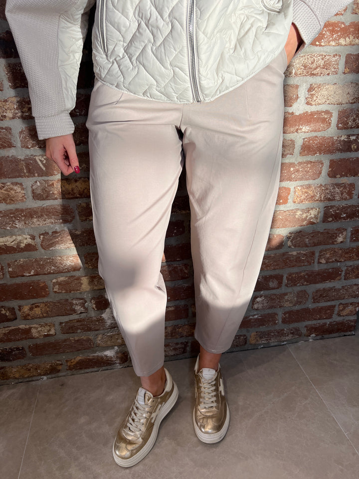 Deck By Decollage Pull On Trousers In Taupe