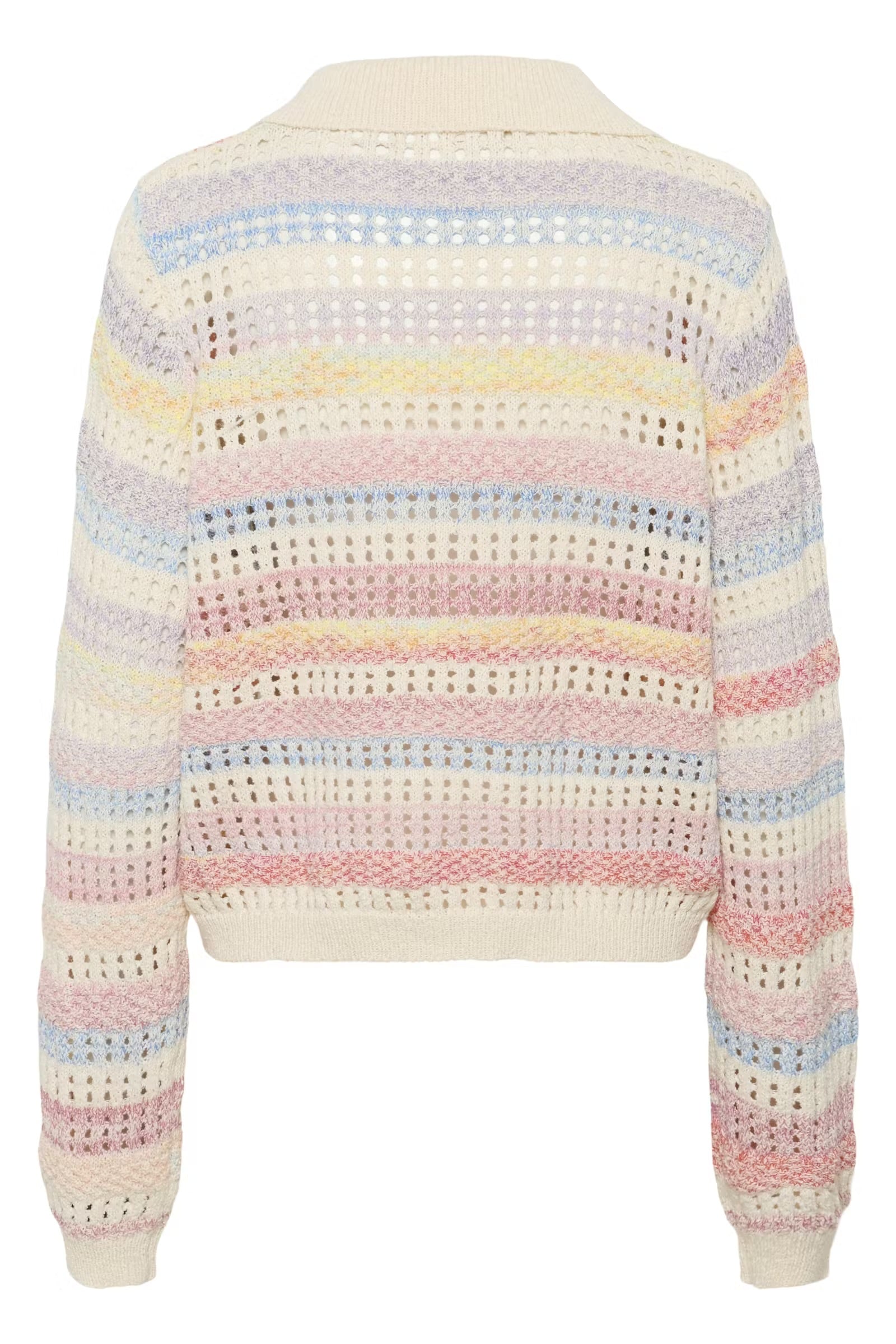 Culture Striped Pullover In Multi stripe