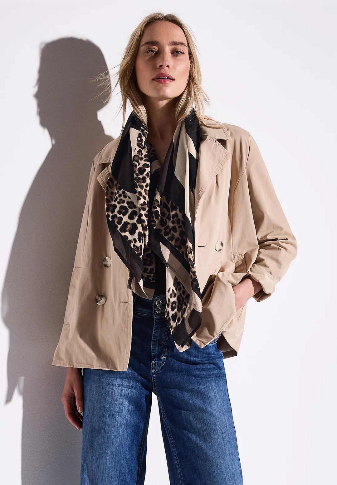 Street One Print Modal Square Scarf