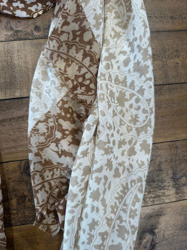 Soya Concept Denezia Scarf In Pink Multi