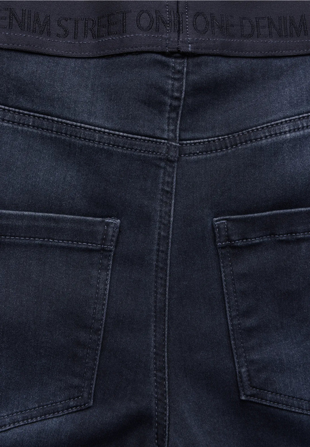 Street One Pull On Jeggings In Navy