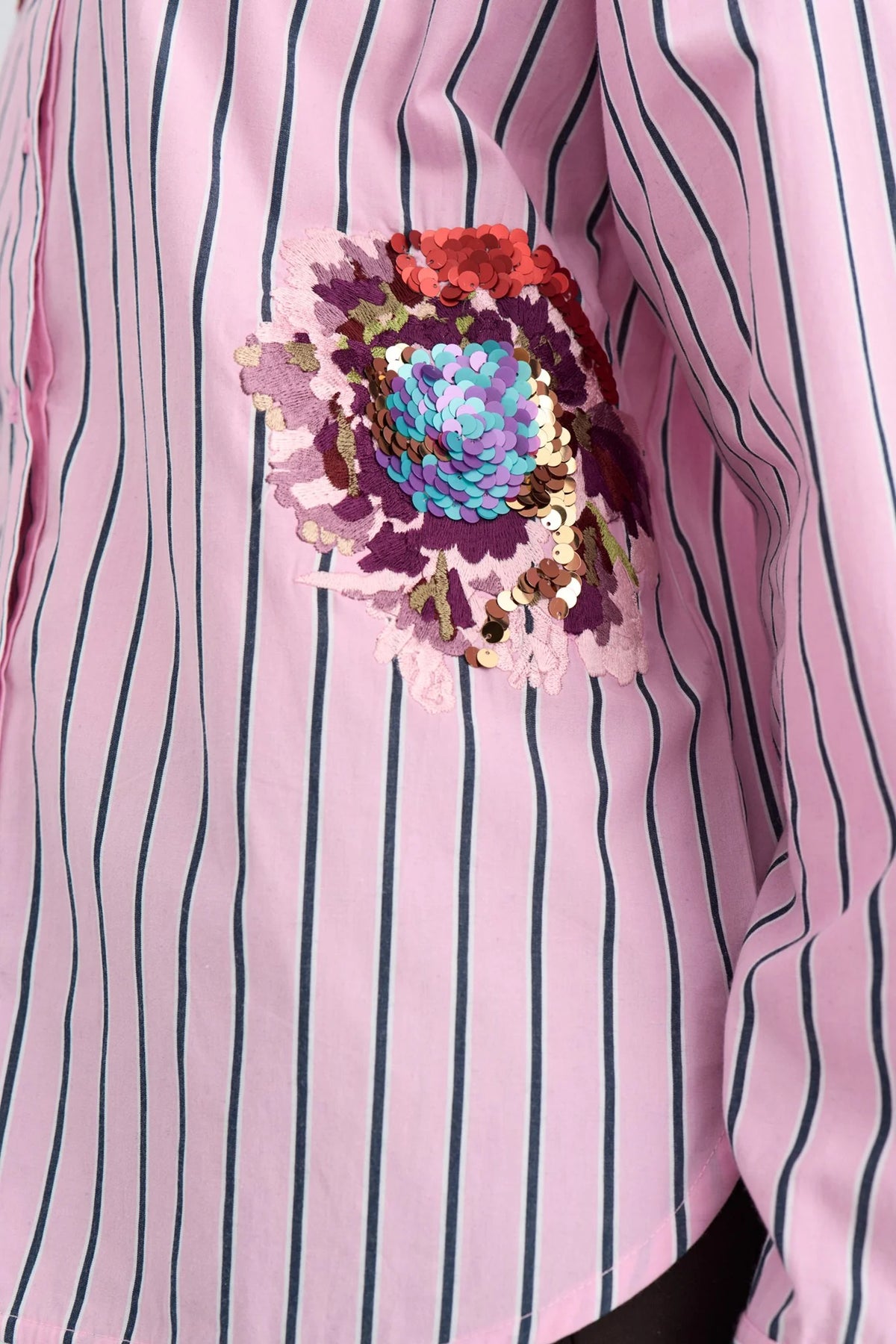 Nuelfa striped shirt in bonbon