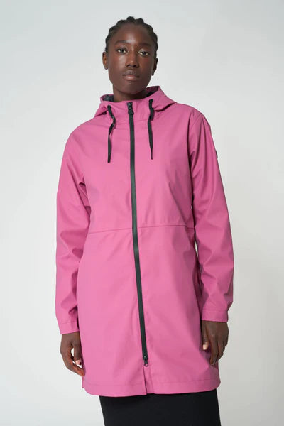 Tanta vand raincoat in Red Violet