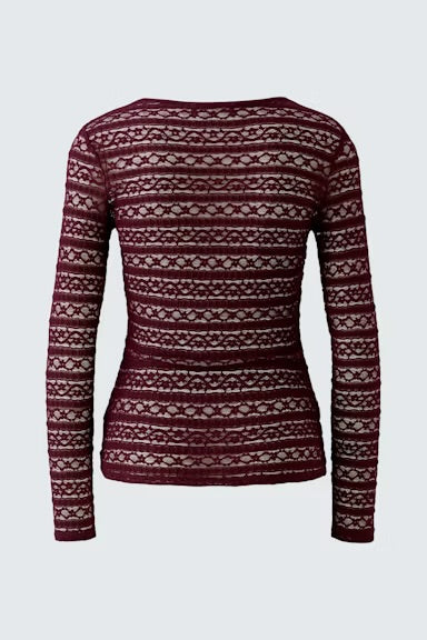 Lace top in Bramble Berry