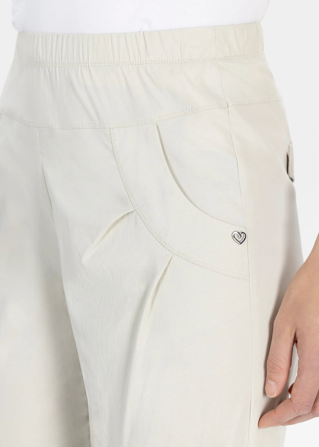 Stehmann Rachell Bengaline Trousers In Stone