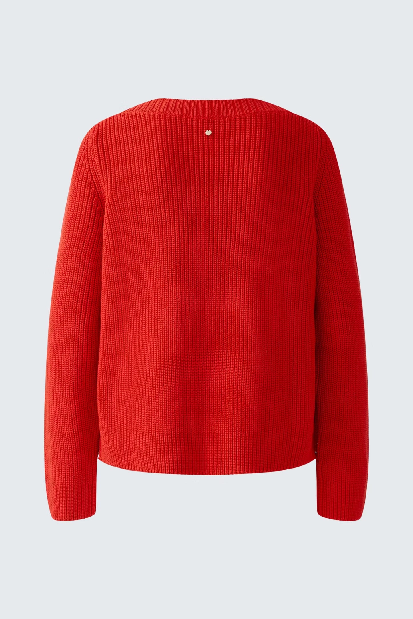 Oui Rib Pullover In Salsa Red