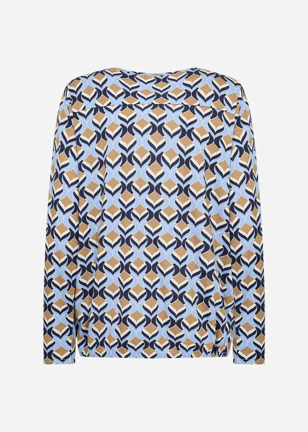 Soya Concept Felicity Geometric Top In Air Blue