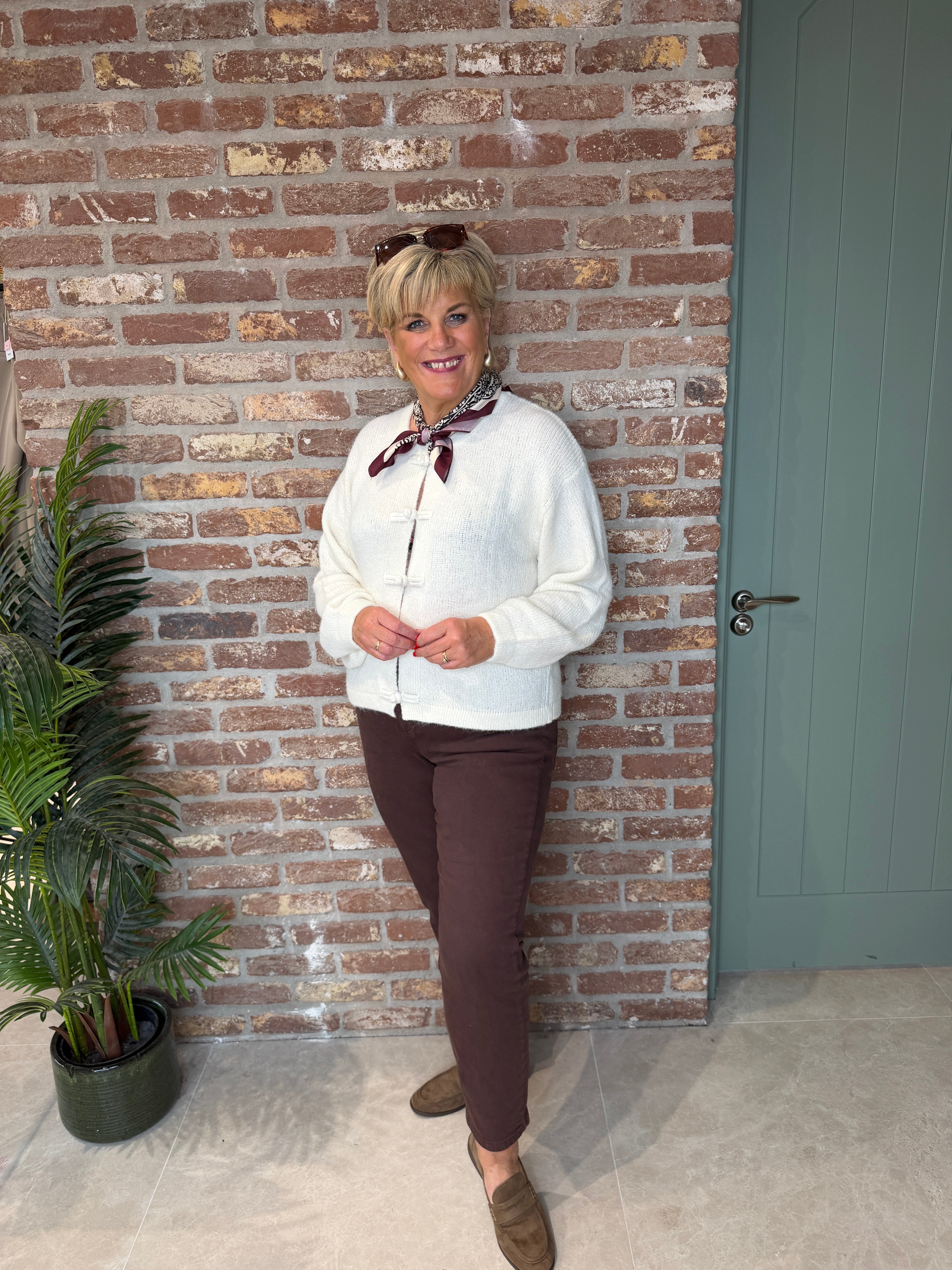 Cardigan in Cream