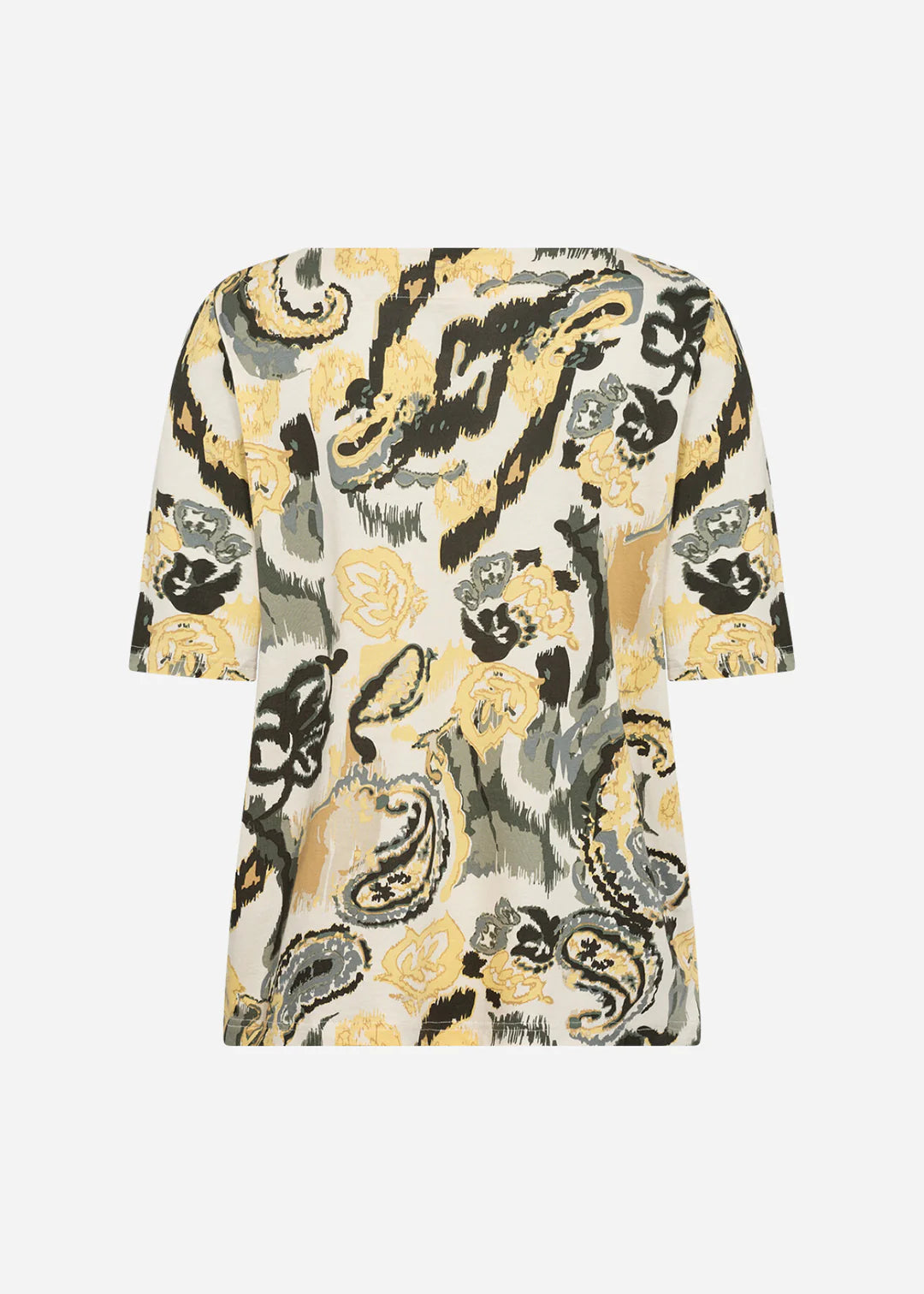 Soya Concept Felicity Floral T-shirt In Yellow