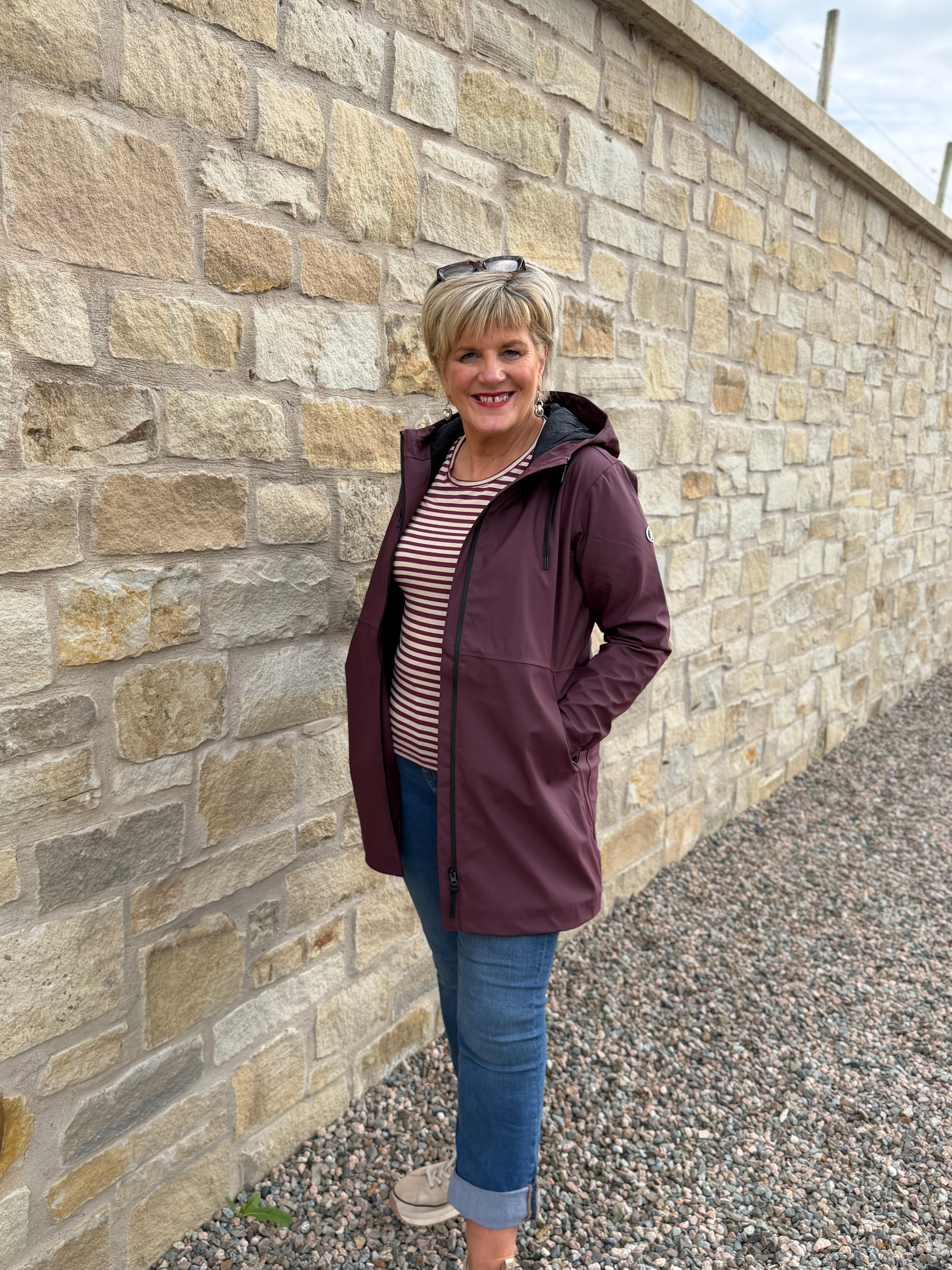vand raincoat in fig