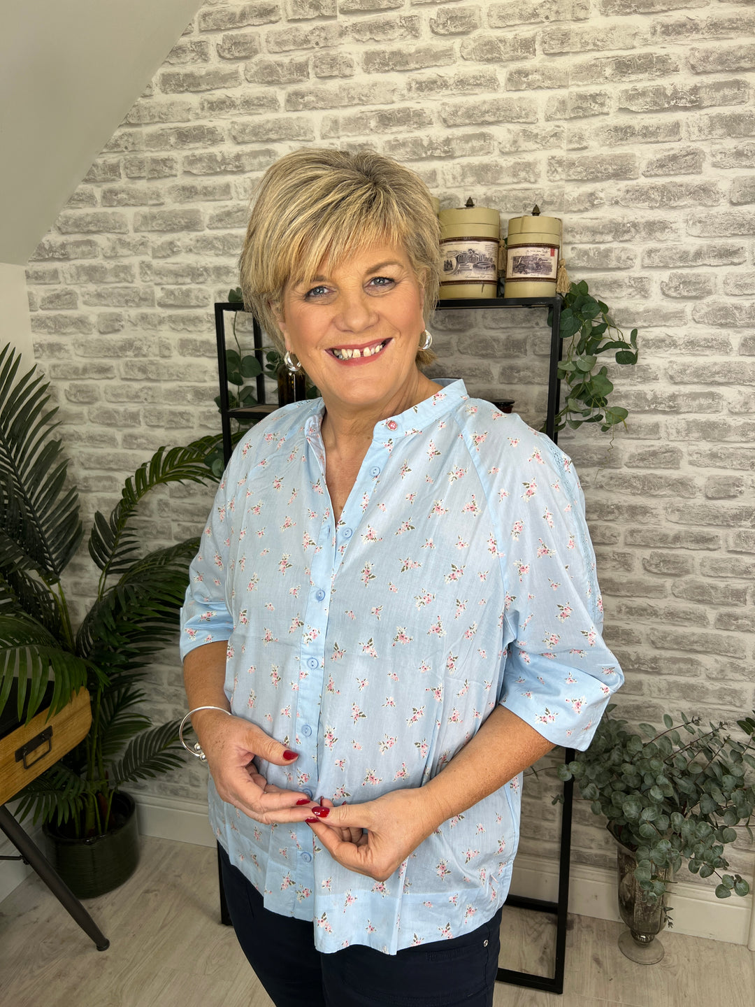 Nümph Nululiana Shirt In Cerulean