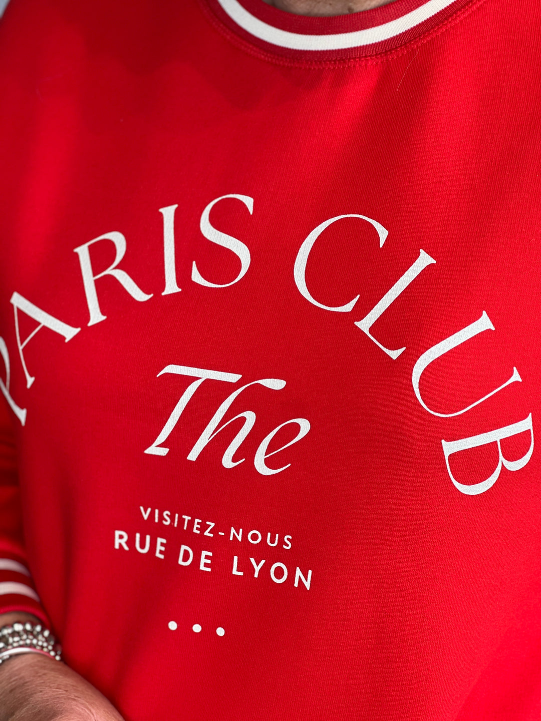 Street One Crew Neck sweatshirt In Racing Red