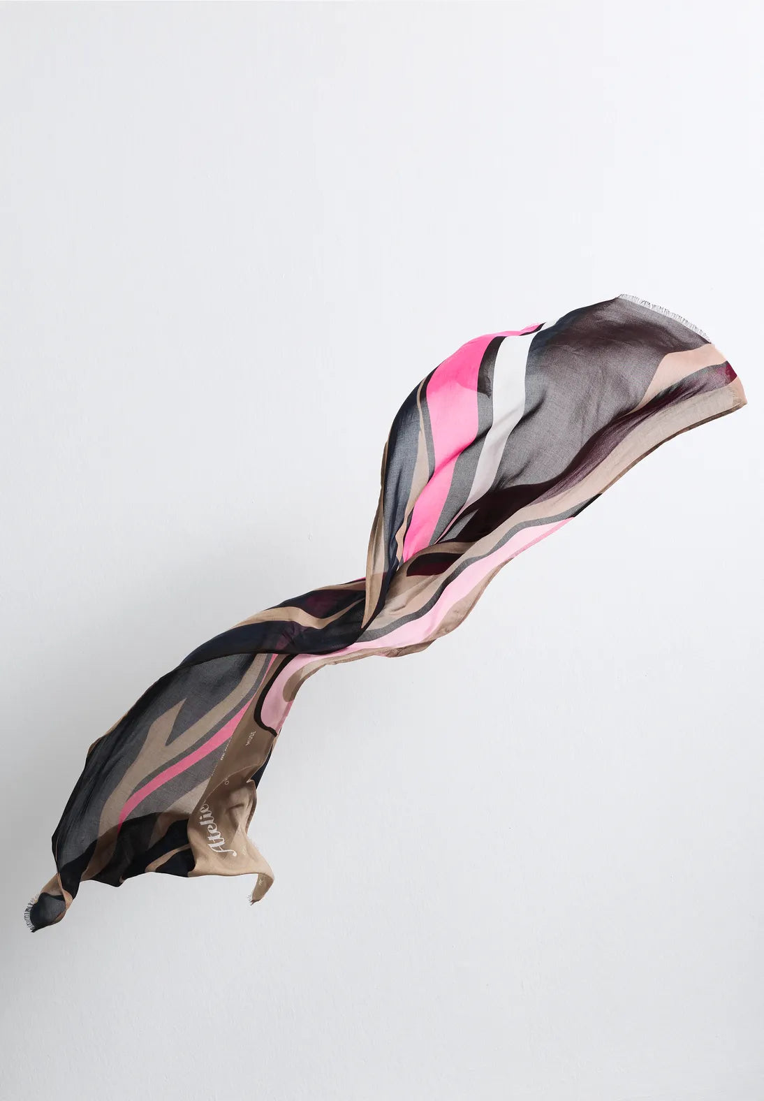 Patterned scarf in multi