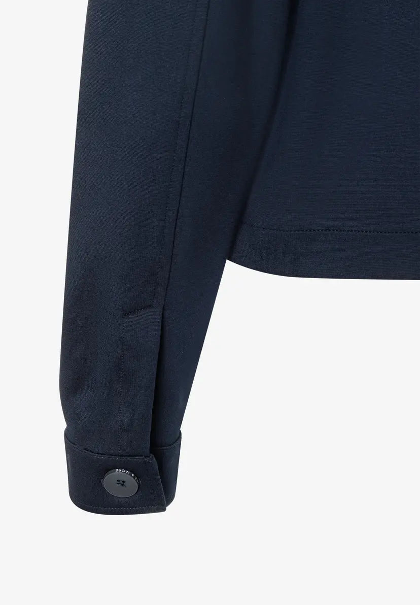 More & More Jersey Jacket In Navy