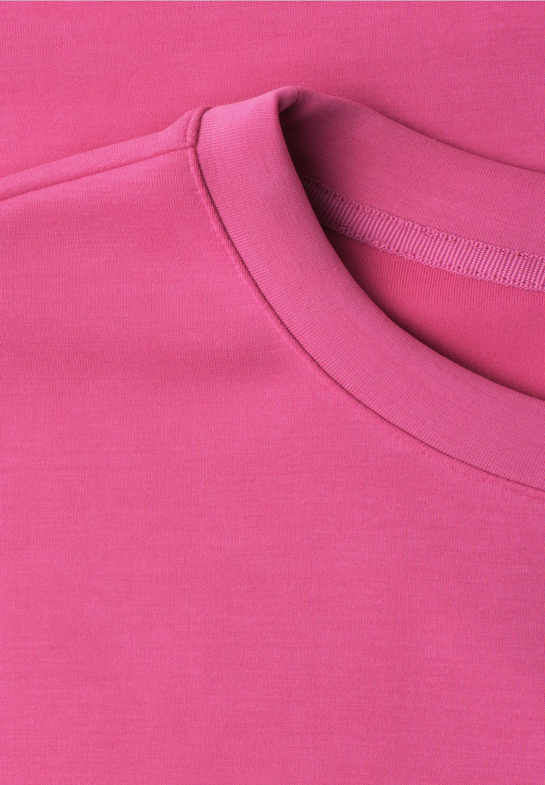 Street One Silk look jumper in Magenta Dream