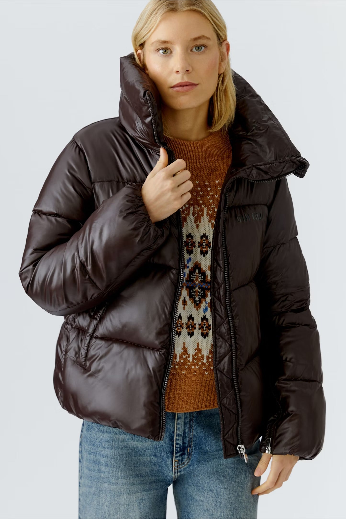 Oui Outdoor Jacket In Ganache