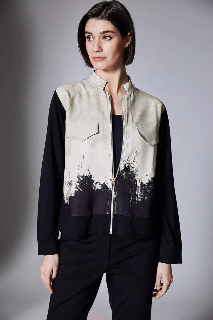 Peruzzi Print Zip Jacket In multi