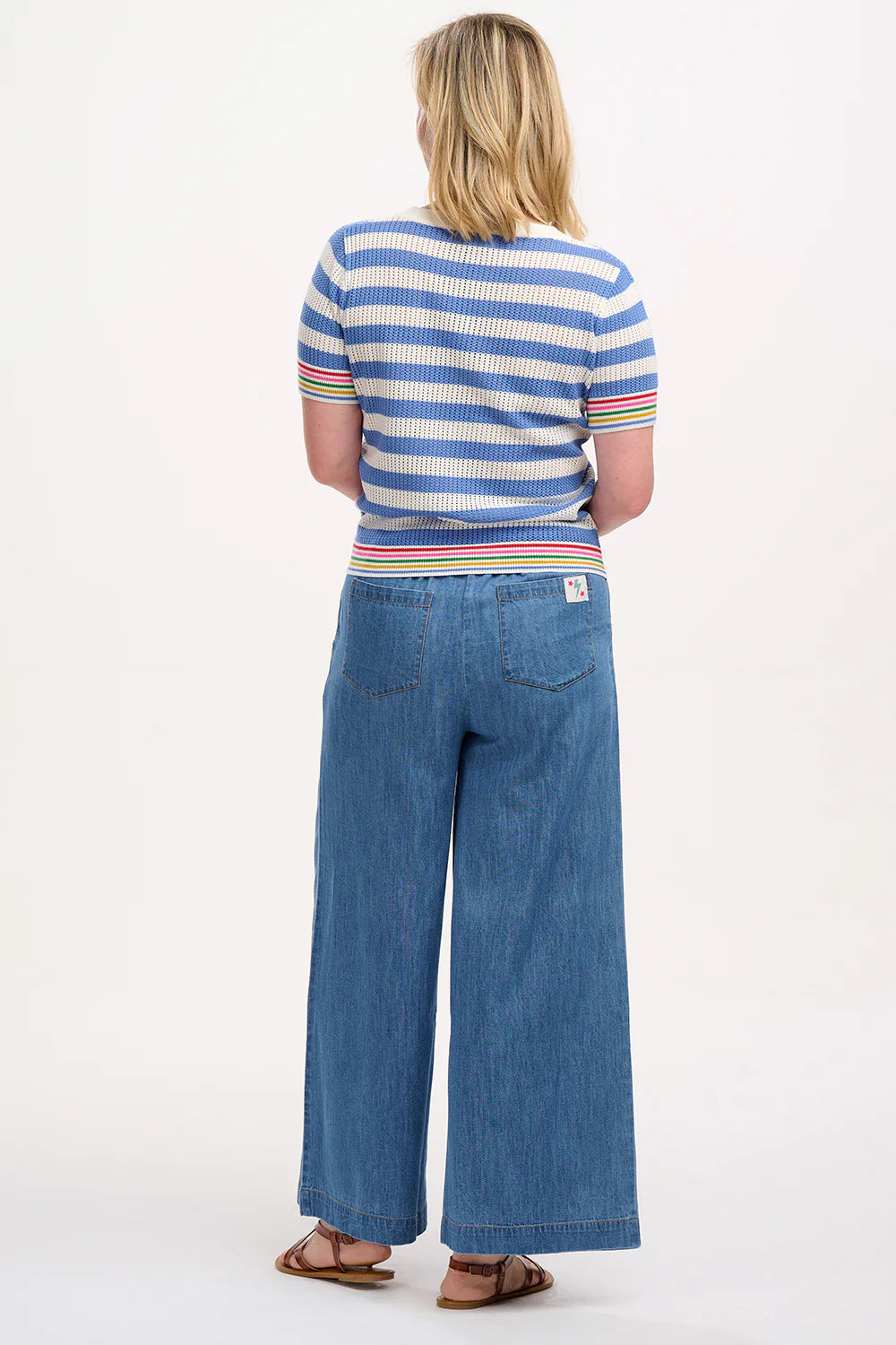 Sugarhill Brighton Arden Knit Top In Blue Multi