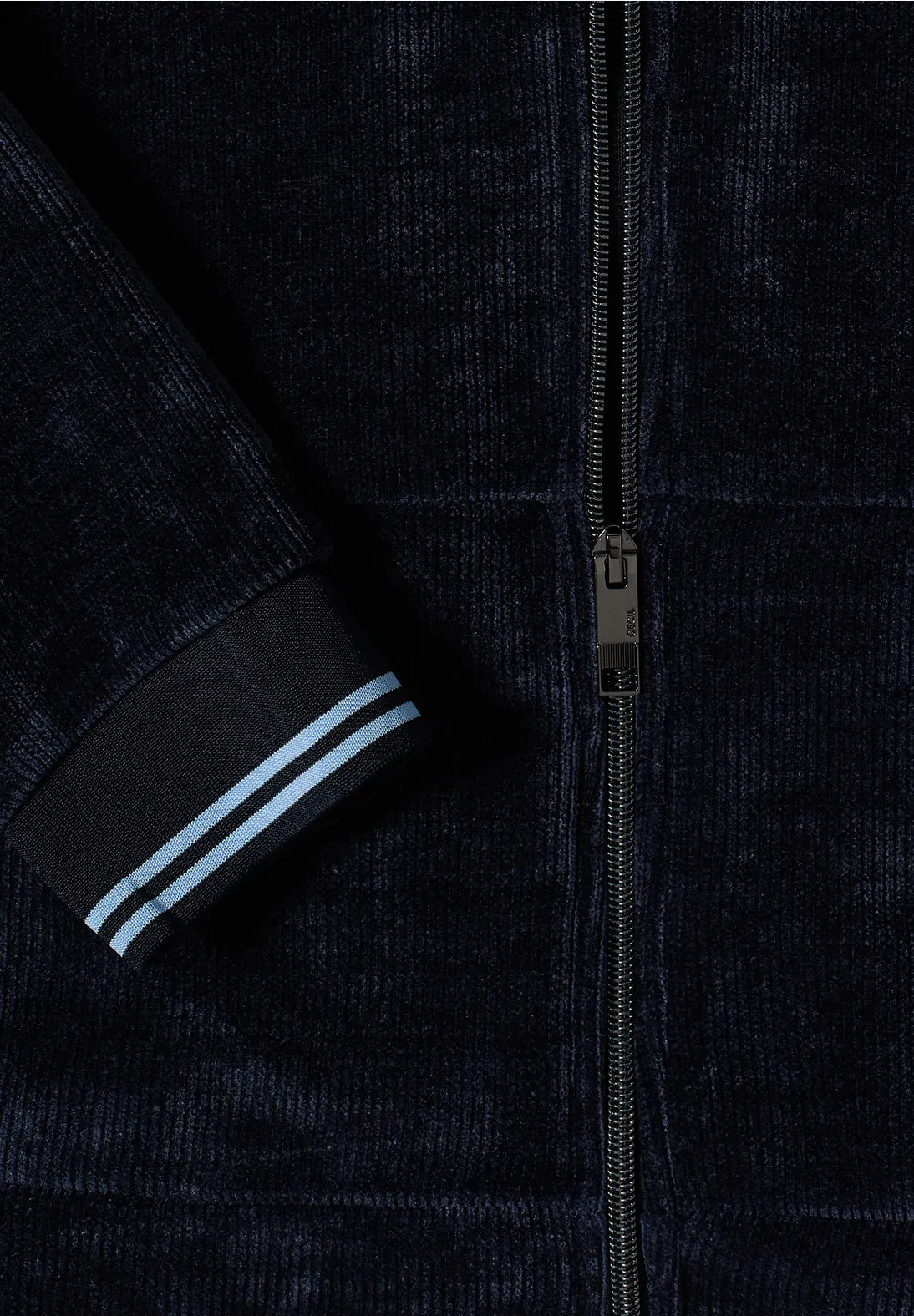 Soft cord jacket in urban dark navy