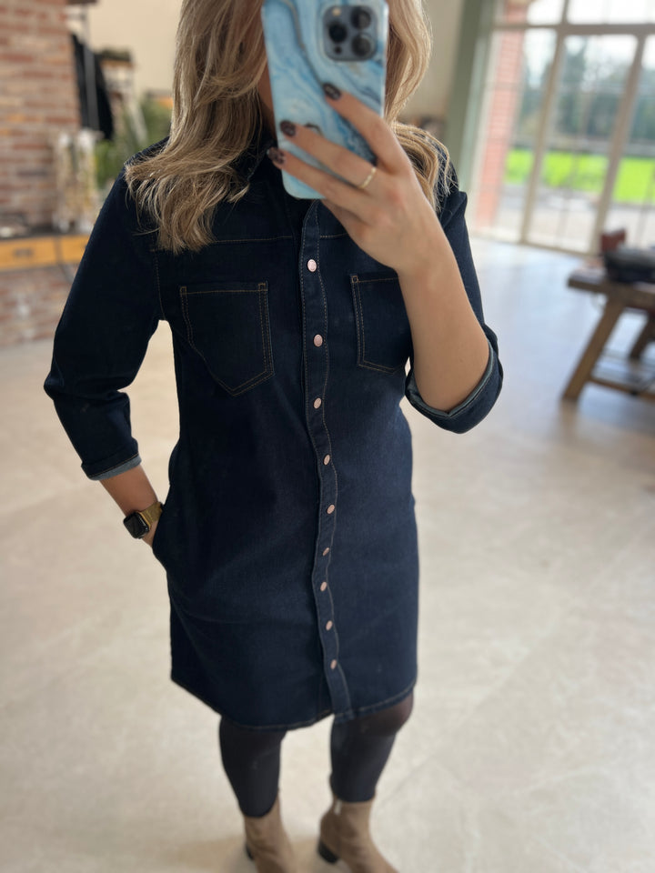 Street One Rinsed Look Denim Dress