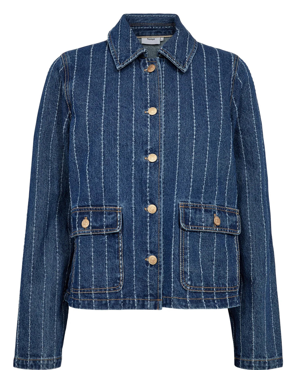 Nümph Nuatlanta denim jacket In medium blue