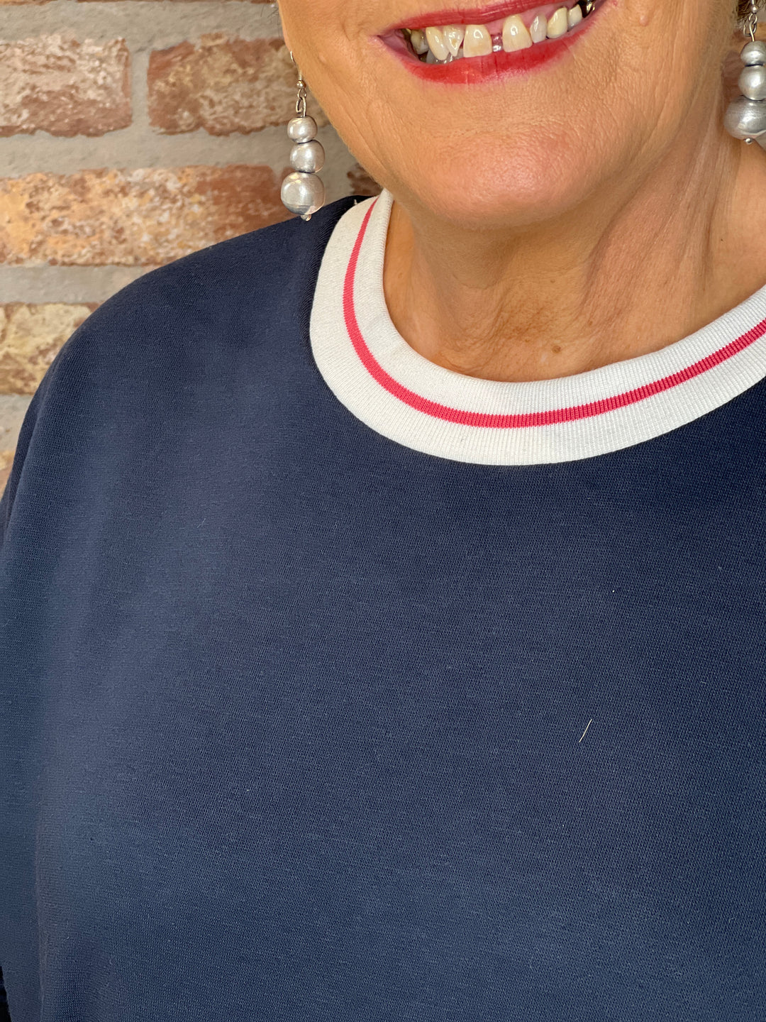 Soya Concept Angelin Sweatshirt In Navy