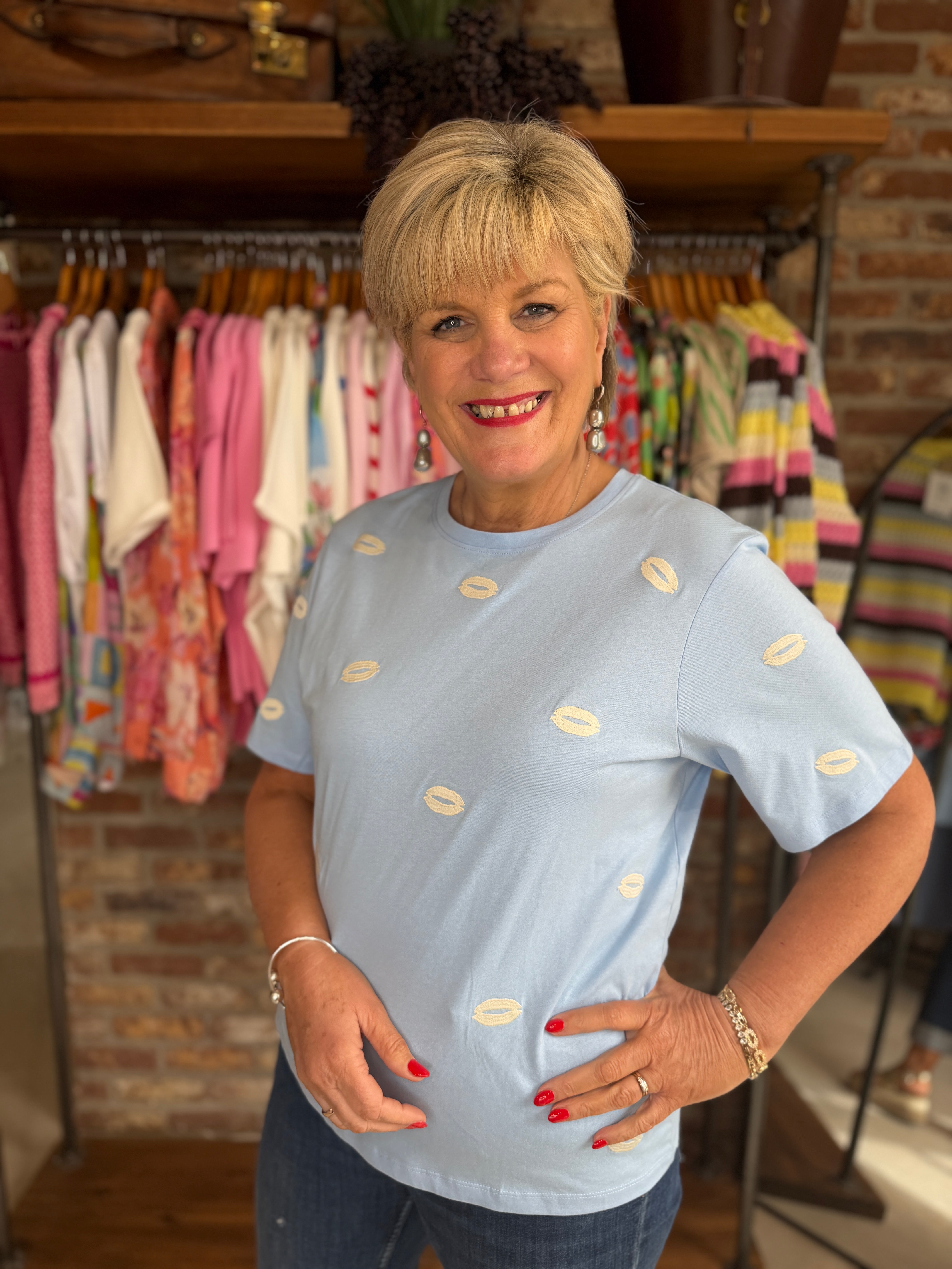 Culture Cukissy t-shirt In Powder Blue