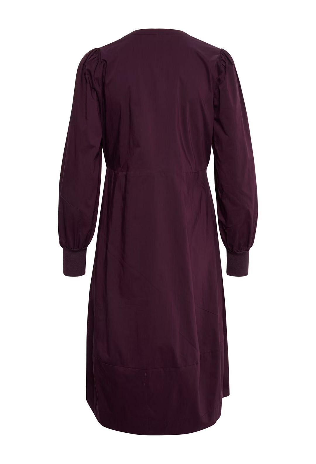 Culture Cuantoinett Rib Dress In Wine