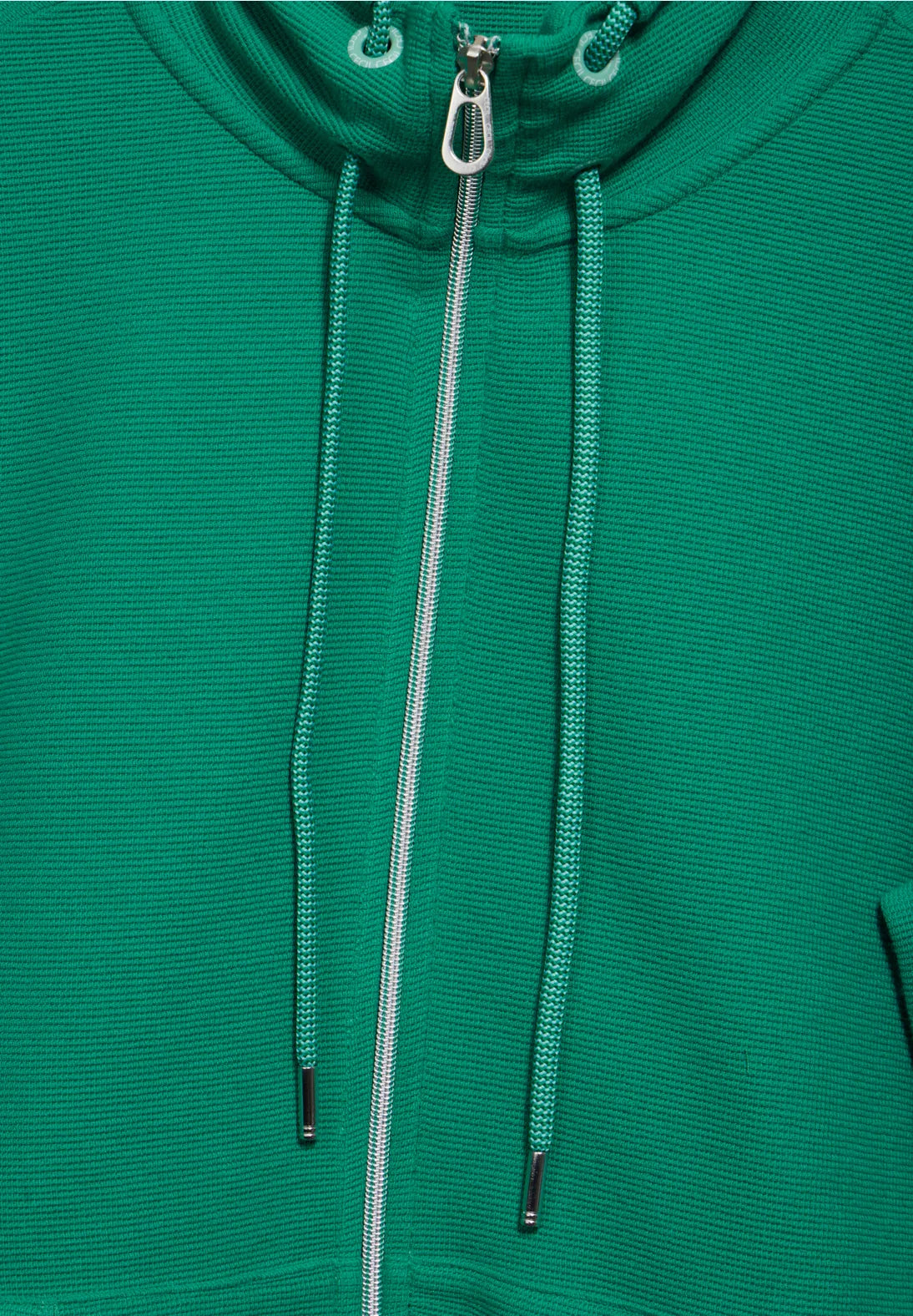 Cecil Ribbed Jacket In Malachite Green