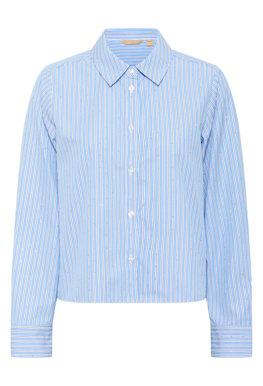 Culture Cudaimi Striped Shirt In Blue Multi
