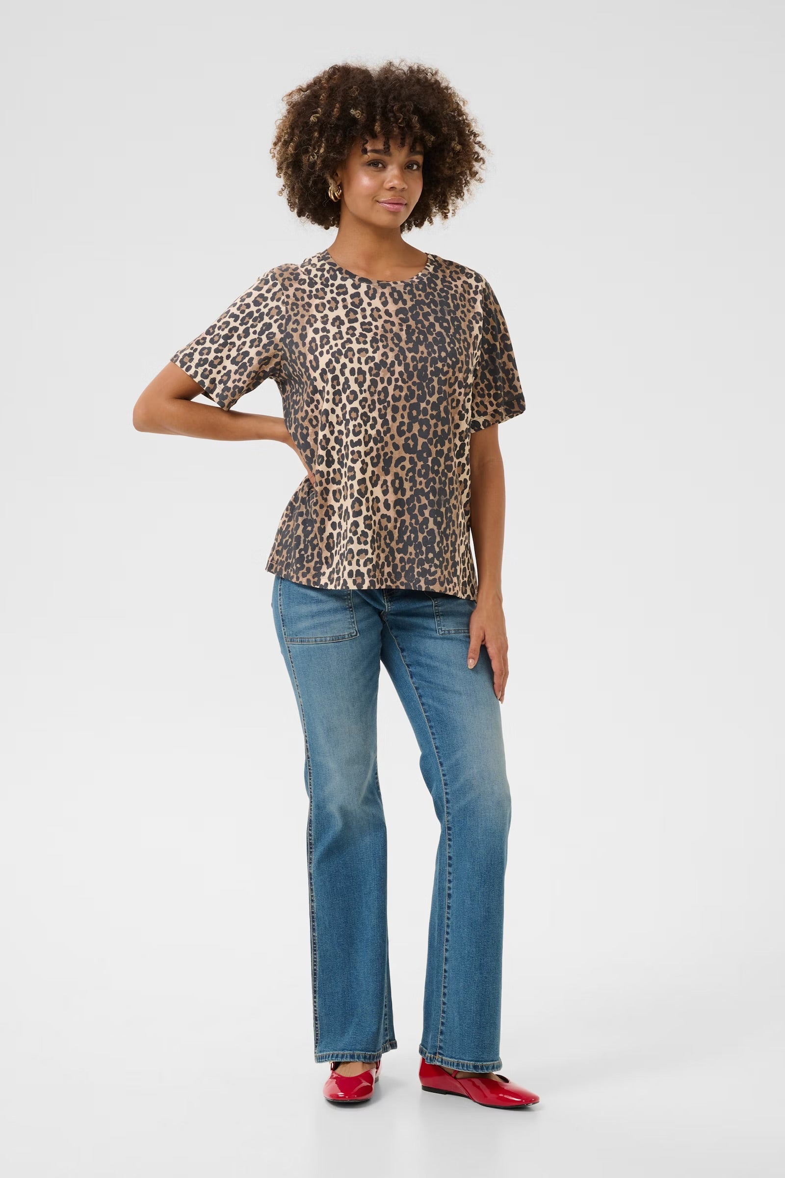 Culture Cutomo Amore T-shirt In Leopard