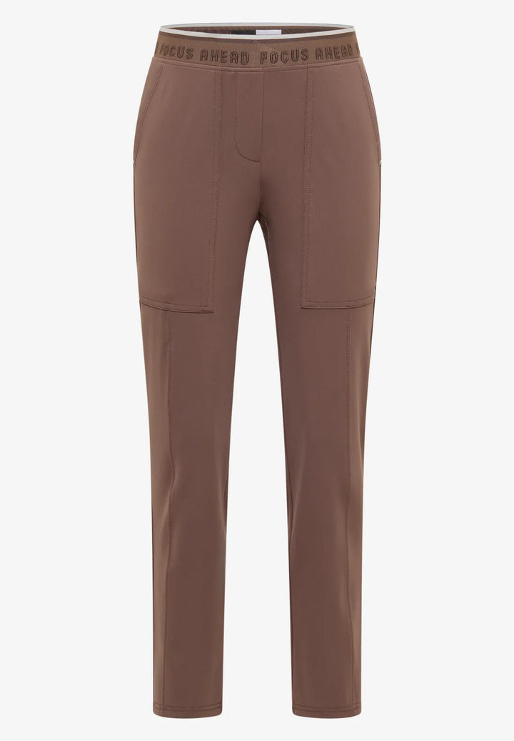 Cecil Tracey Travel Trousers In Urban Taupe