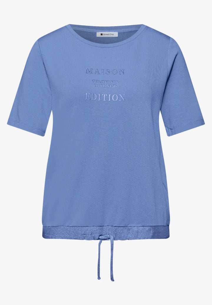 Street One Top In Bonnet Blue