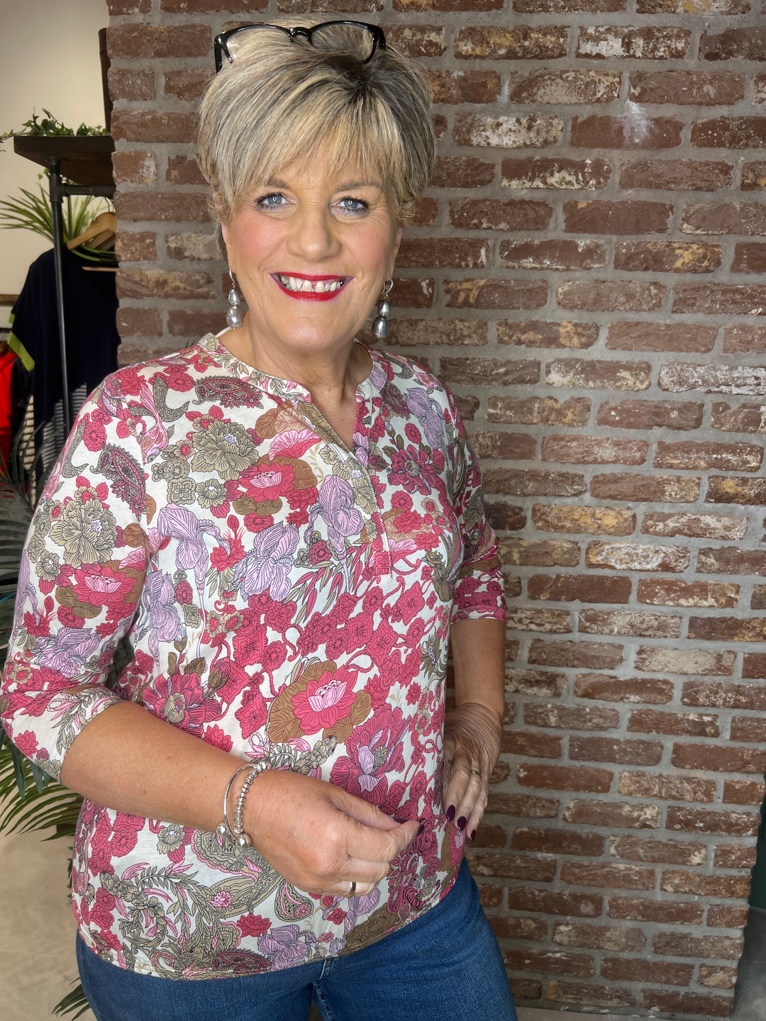 Soya Concept Paisley Felicity Top In Pink