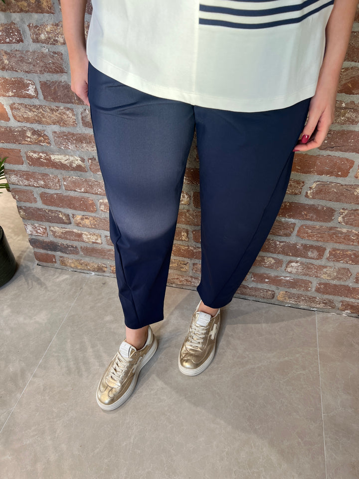 Deck By Decollage Pull On Trousers In Navy