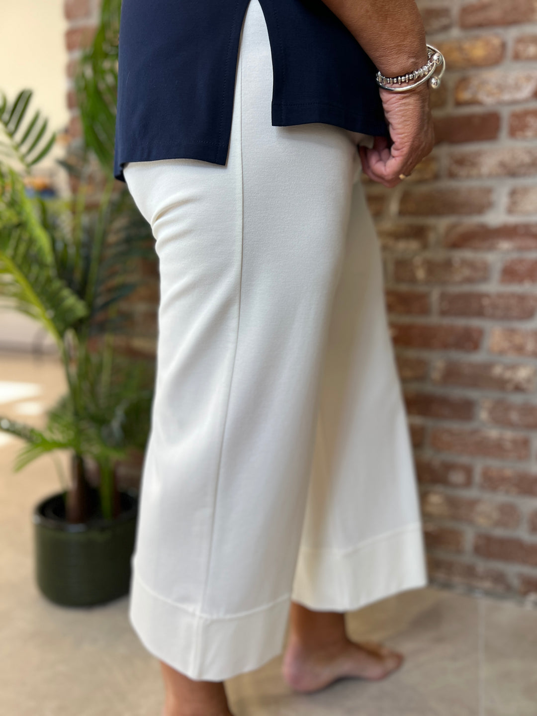 Peruzzi deep cuff Trouser In cream