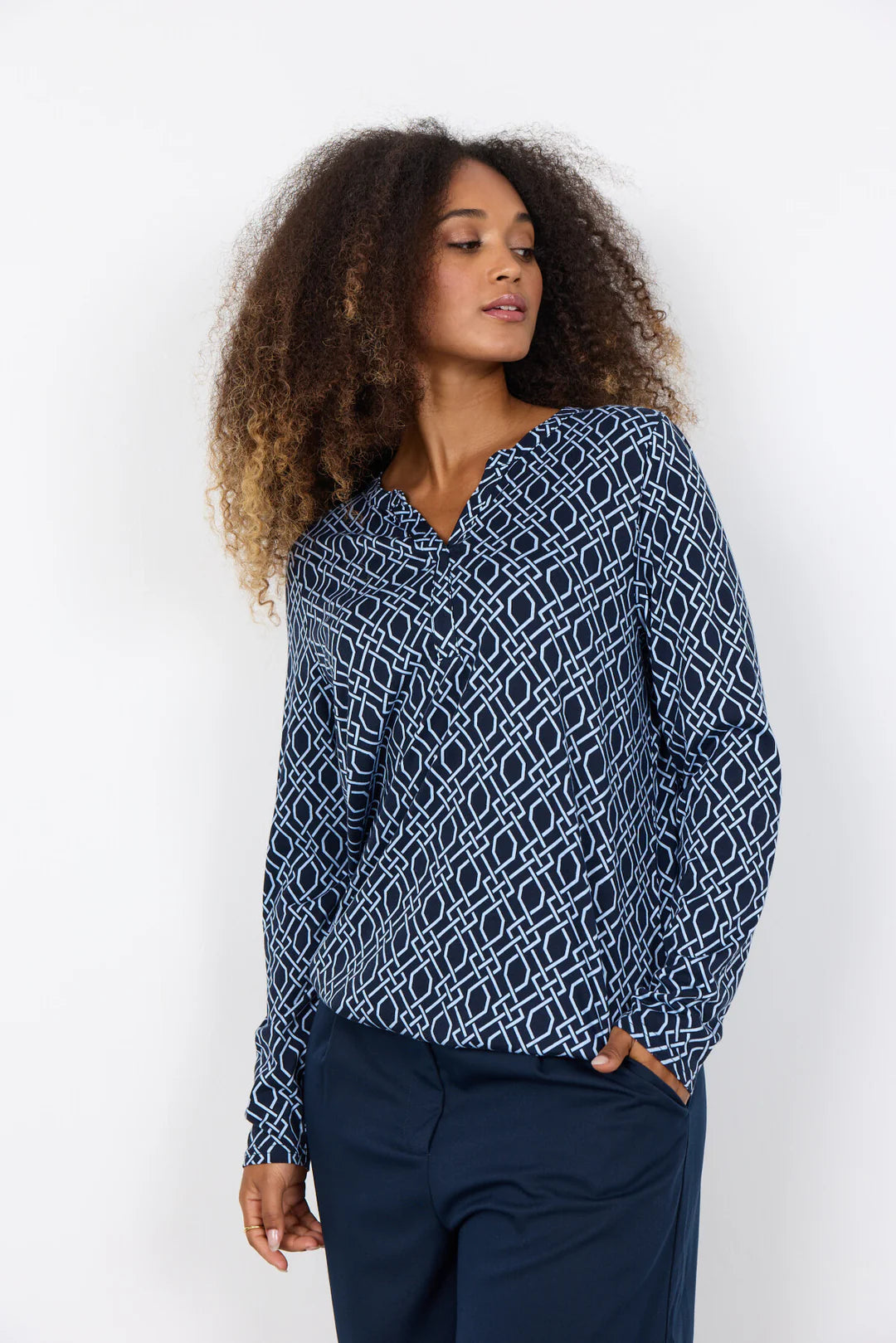 Soya Concept Felicity Top In Navy