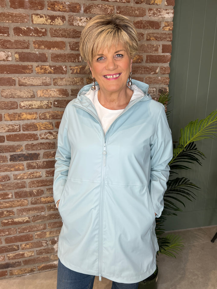 Tanta Brouillard Raincoat in Cloud Blue