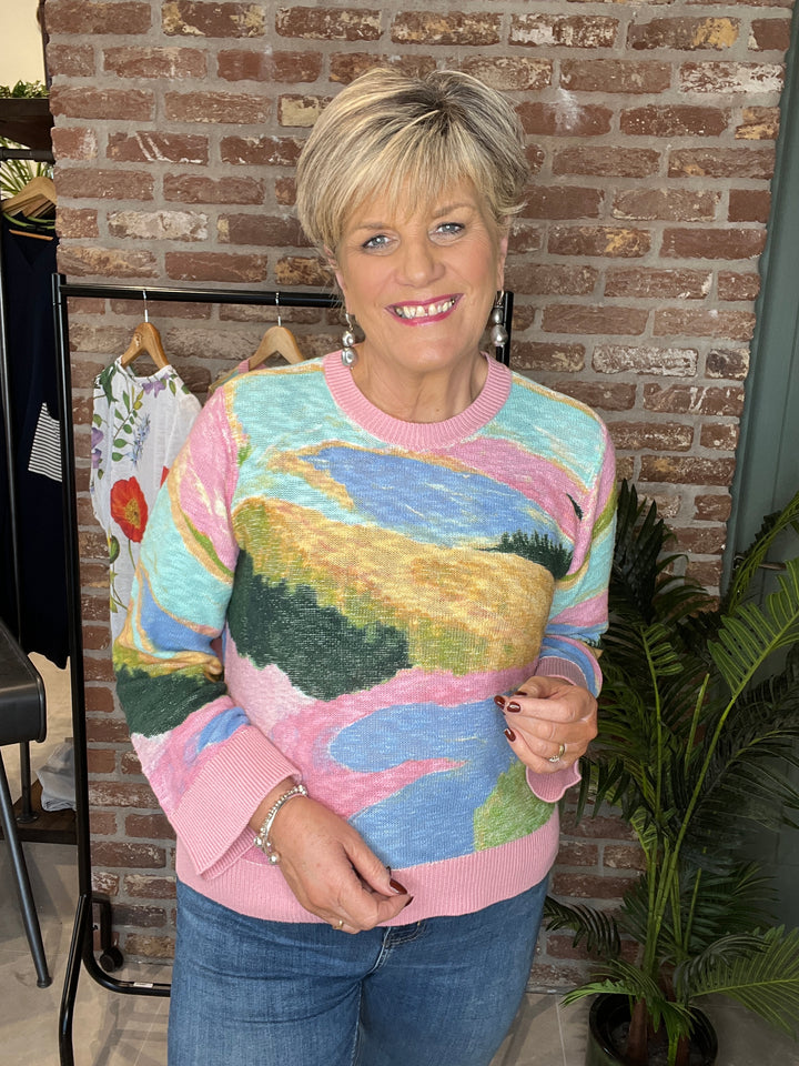 Nümph Numeadow Pullover In Peony