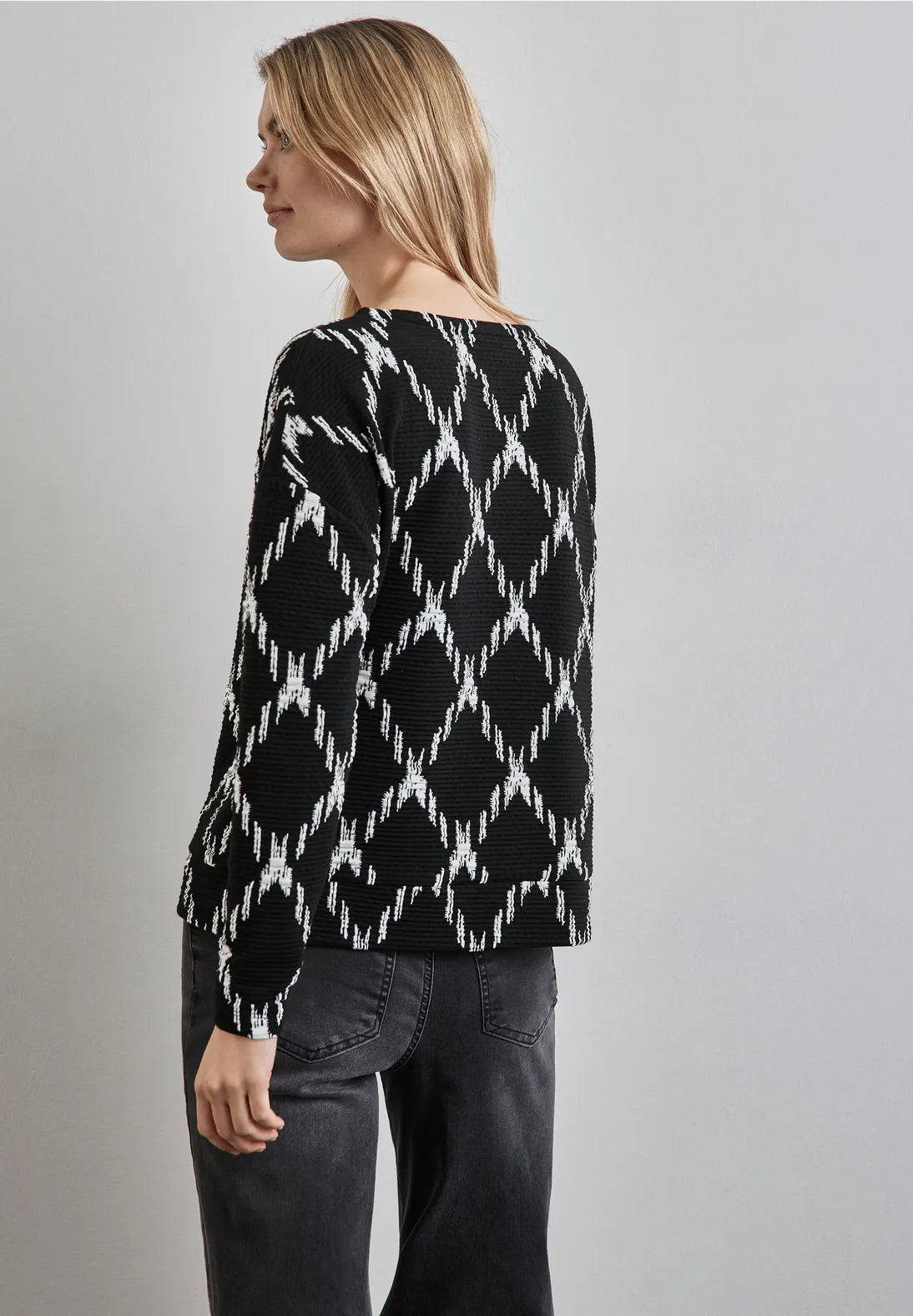 Street One Structured Jumper In Black