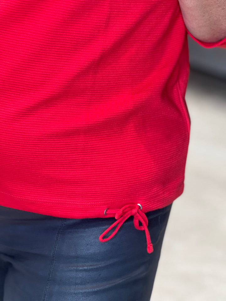Street One structured sweatshirt  In Racing Red